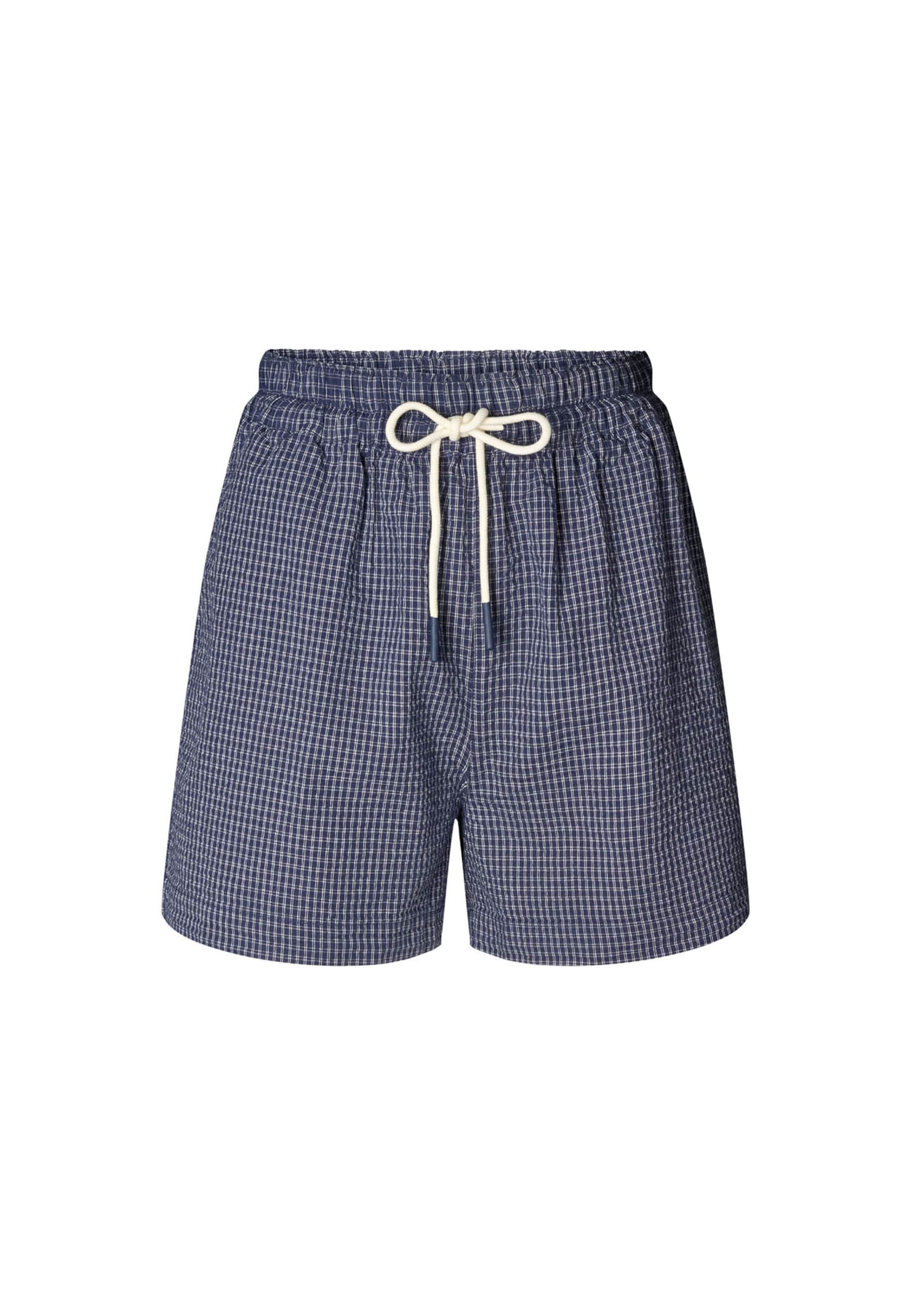 rethinkit studios Loose fit Pants 'Atelier' in Blue: front