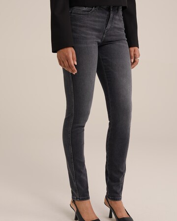 WE Fashion - Skinny Vaquero en negro
