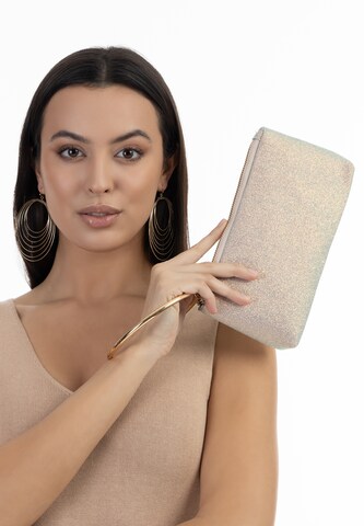 faina Clutch in Gold