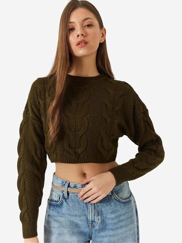 Pull-over 'Pullover' Bianco Lucci en vert