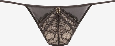 Tanga LASCANA pe crem / negru, Vizualizare produs