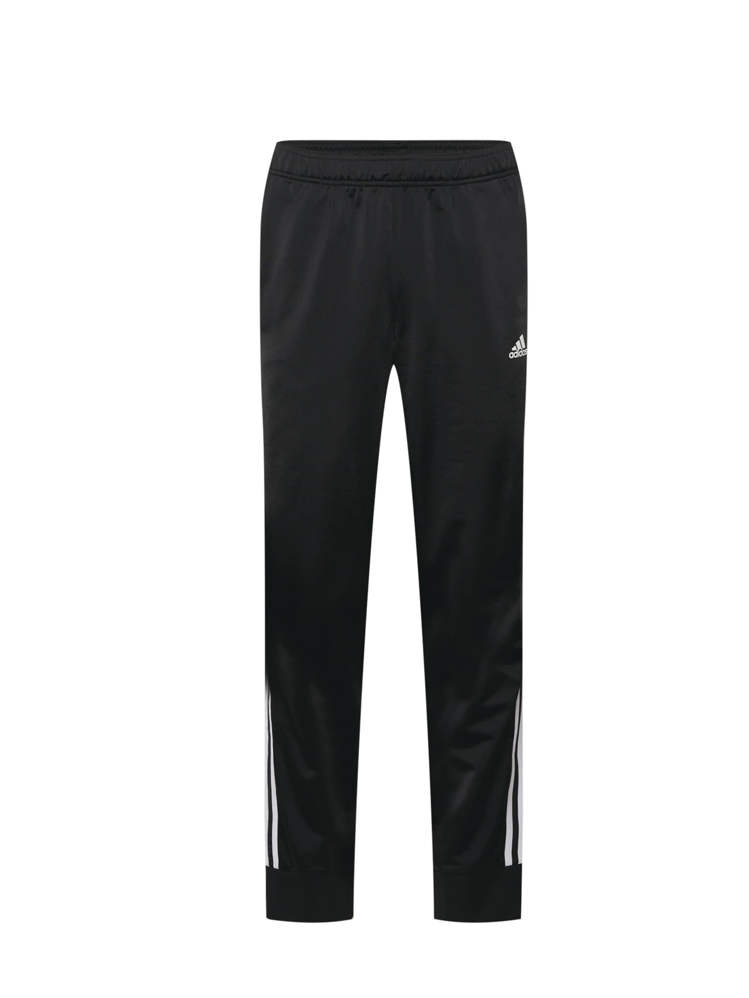 ADIDAS SPORTSWEAR Tapered Workout Pants 'Essentials' in Black: front