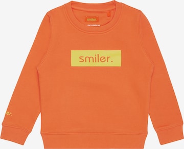 smiler. Sweatshirt in Orange: front