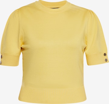 Pull-over faina en jaune : devant