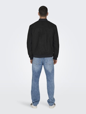 Only & Sons Between-Season Jacket 'LUCAS' in Black