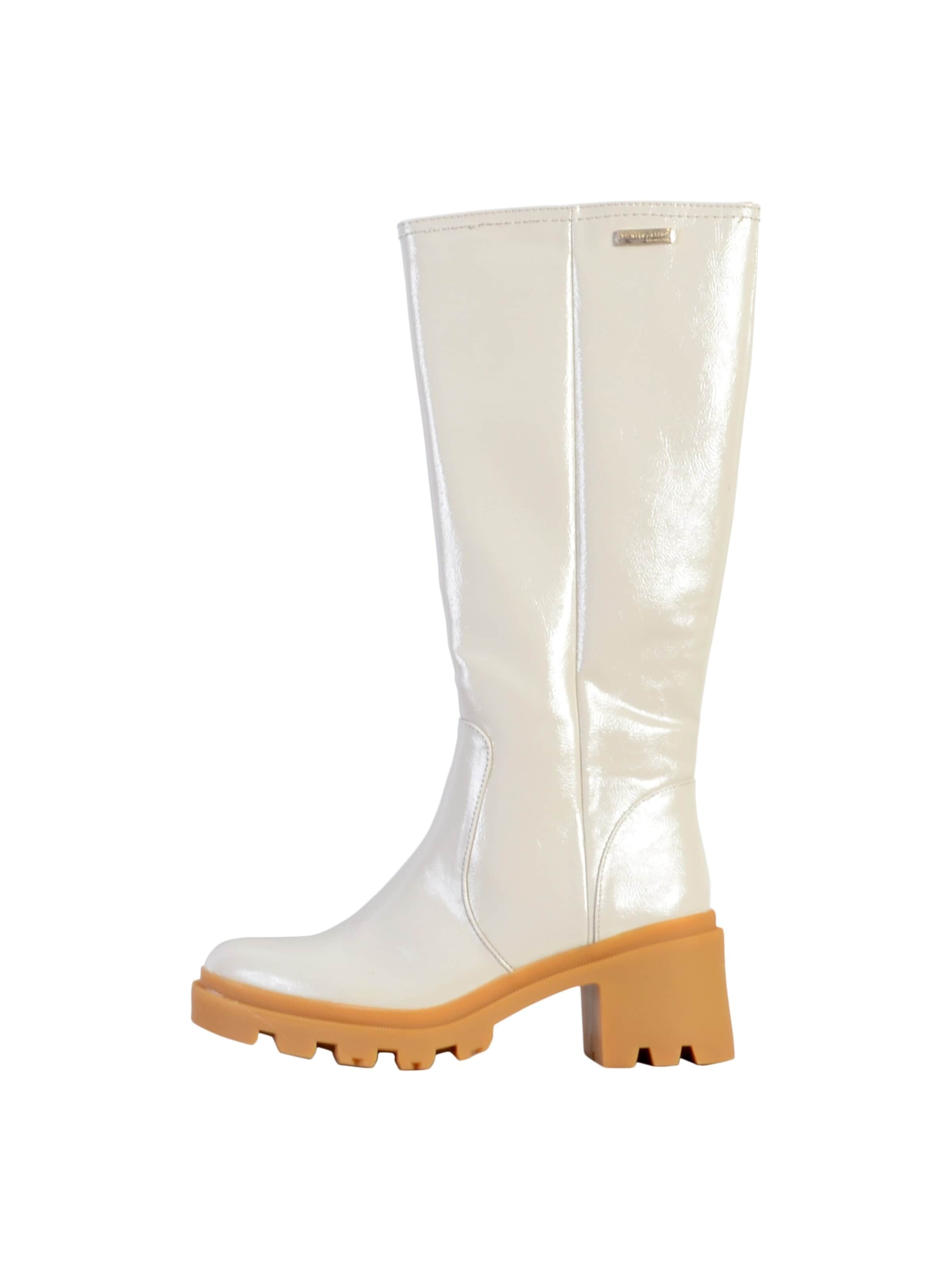 Les Tropéziennes - Botas en blanco: frente