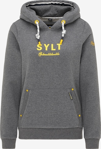 Schmuddelwedda Sweatshirt 'Sylt' in Grey: front