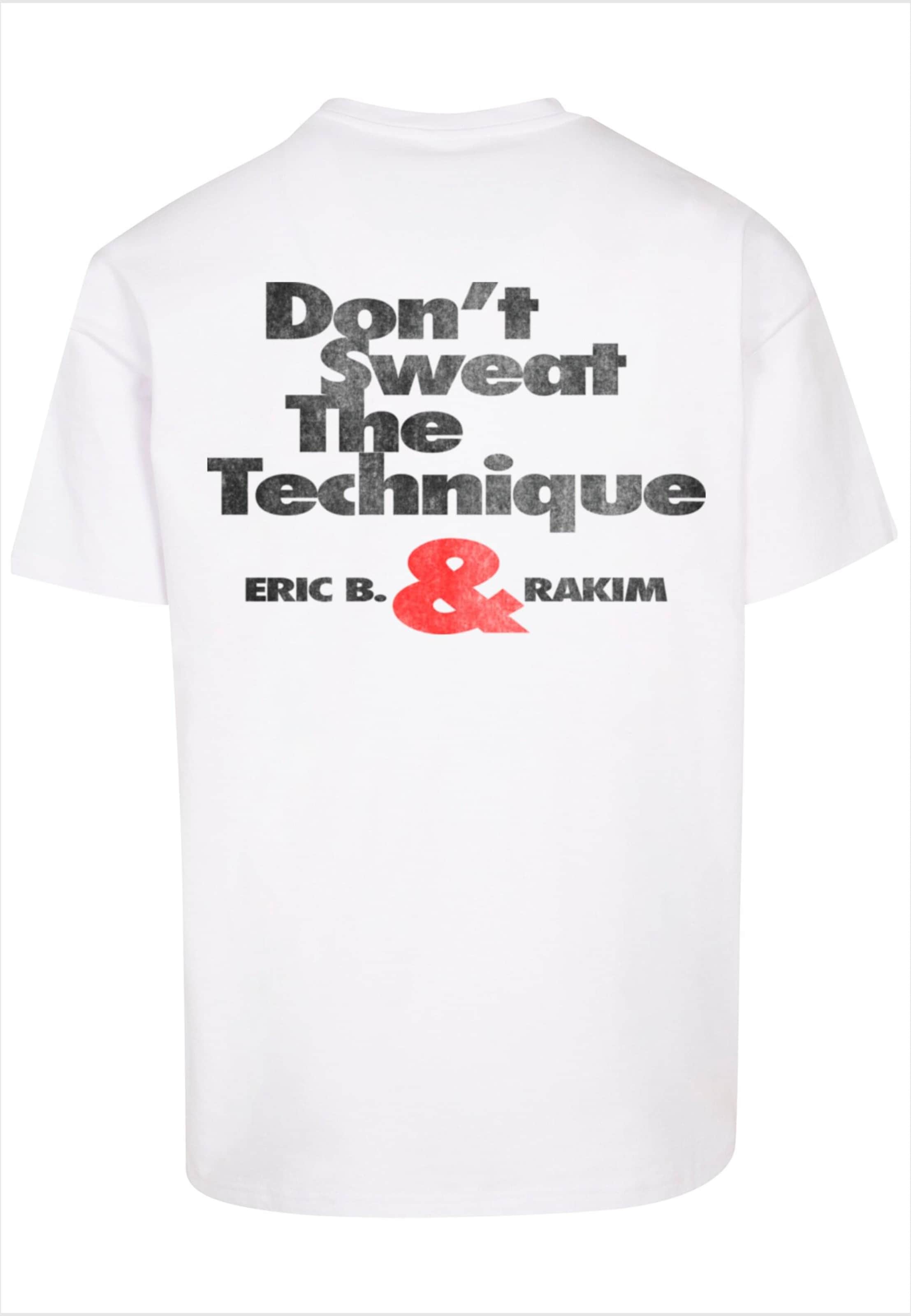 T-Shirt 'Eric B & Rakim Sweat The Technique' MT Upscale en blanc