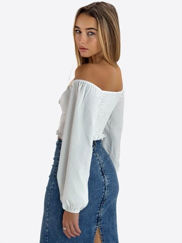 Elara Bluse in Weiß