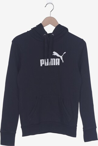 PUMA Sweatshirt & Zip-Up Hoodie in S in Blue: front