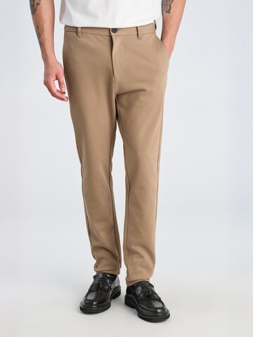 Lindbergh Slimfit Broek in Beige