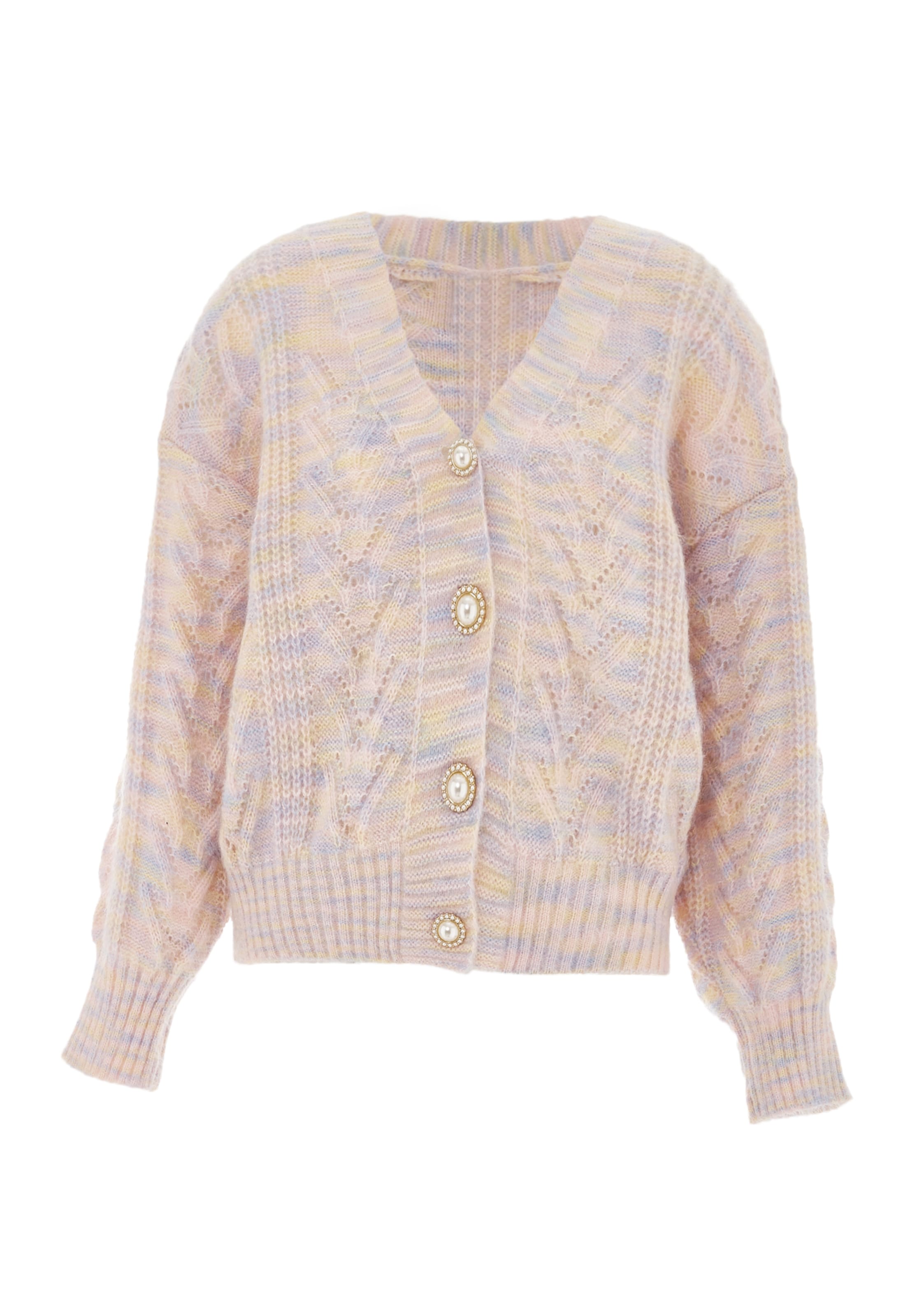 IMMY Strickjacke in Pink: Vorderseite