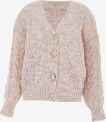 IMMY Knit Cardigan in Pink: front