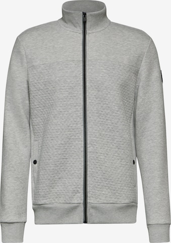 Street One MEN Zip-Up Hoodie in Grey: front
