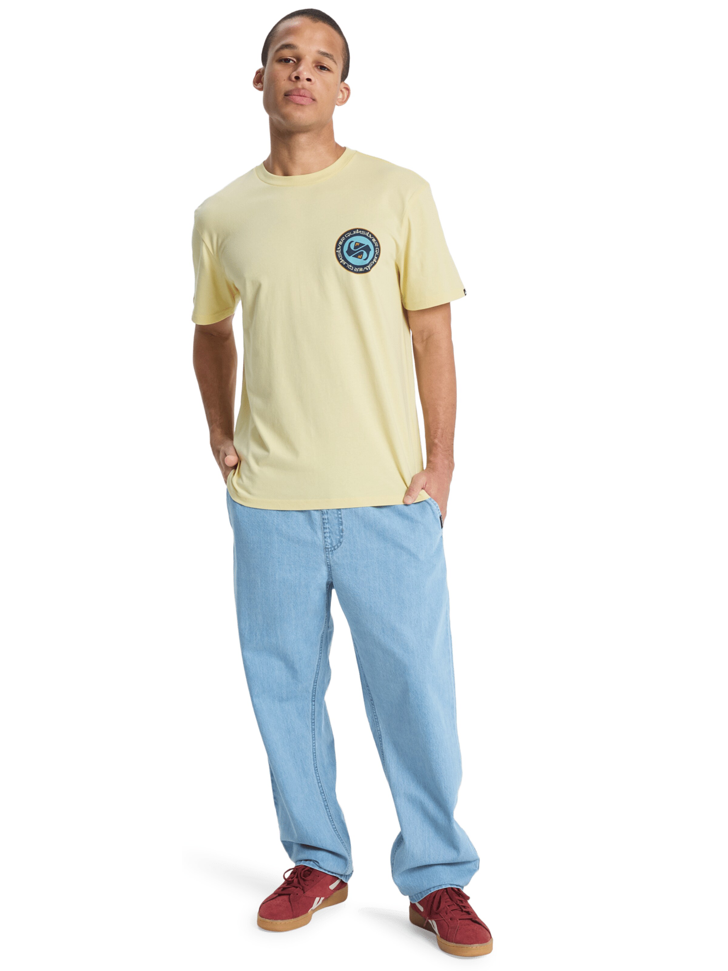 QUIKSILVER Shirt 'EV Duality' in Yellow