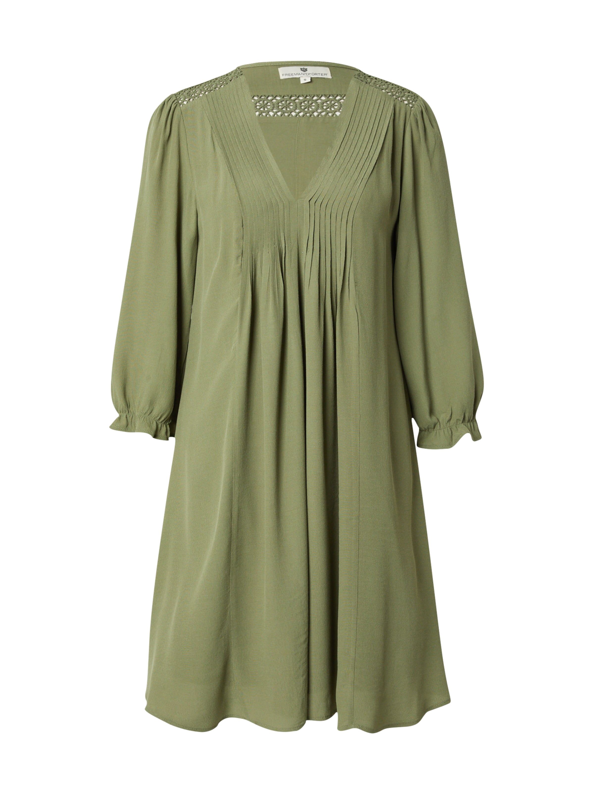 FREEMAN T. PORTER Рокля 'Juna' в зелено: отпред