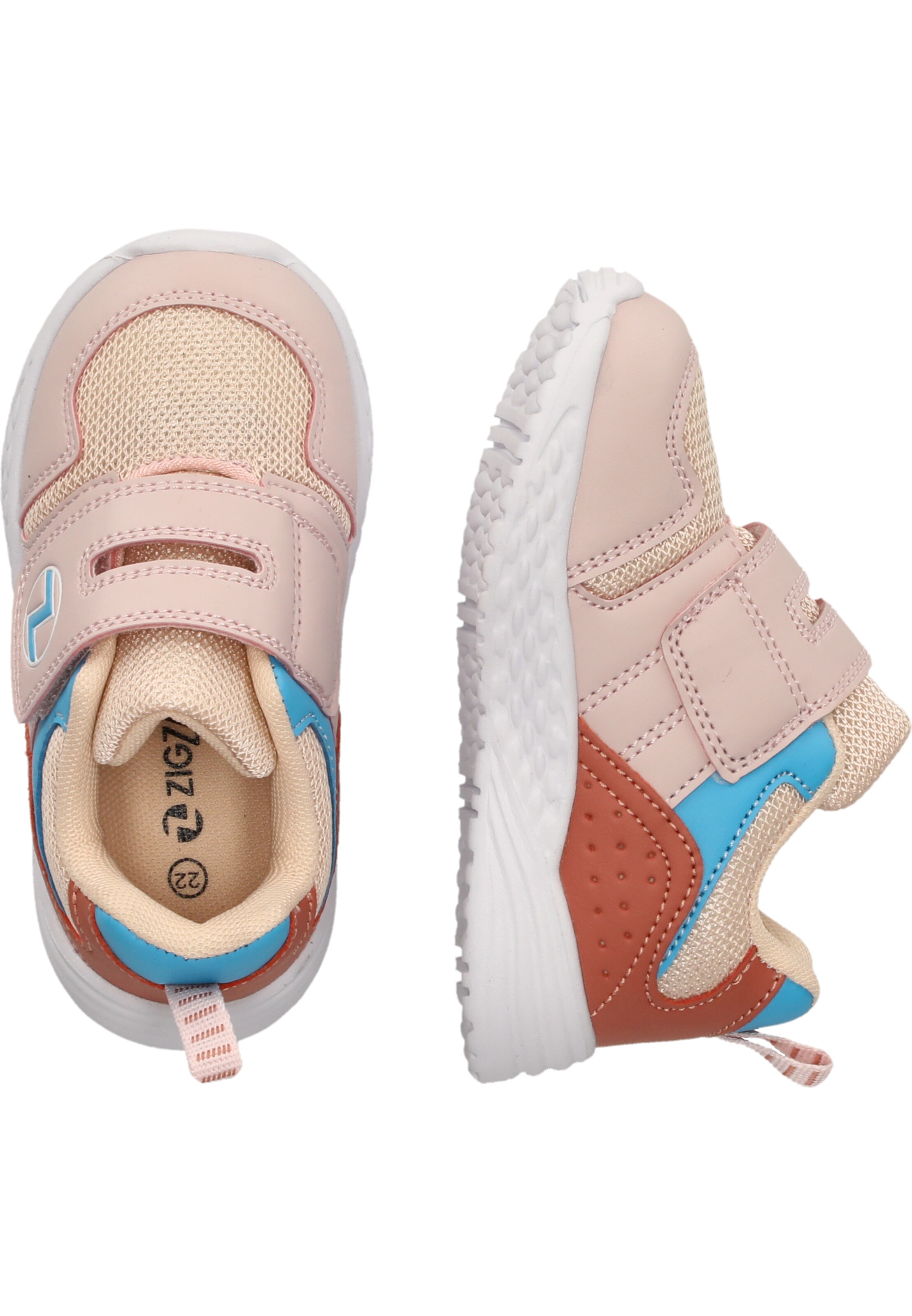 ZigZag Sneaker 'Lalila' in Braun