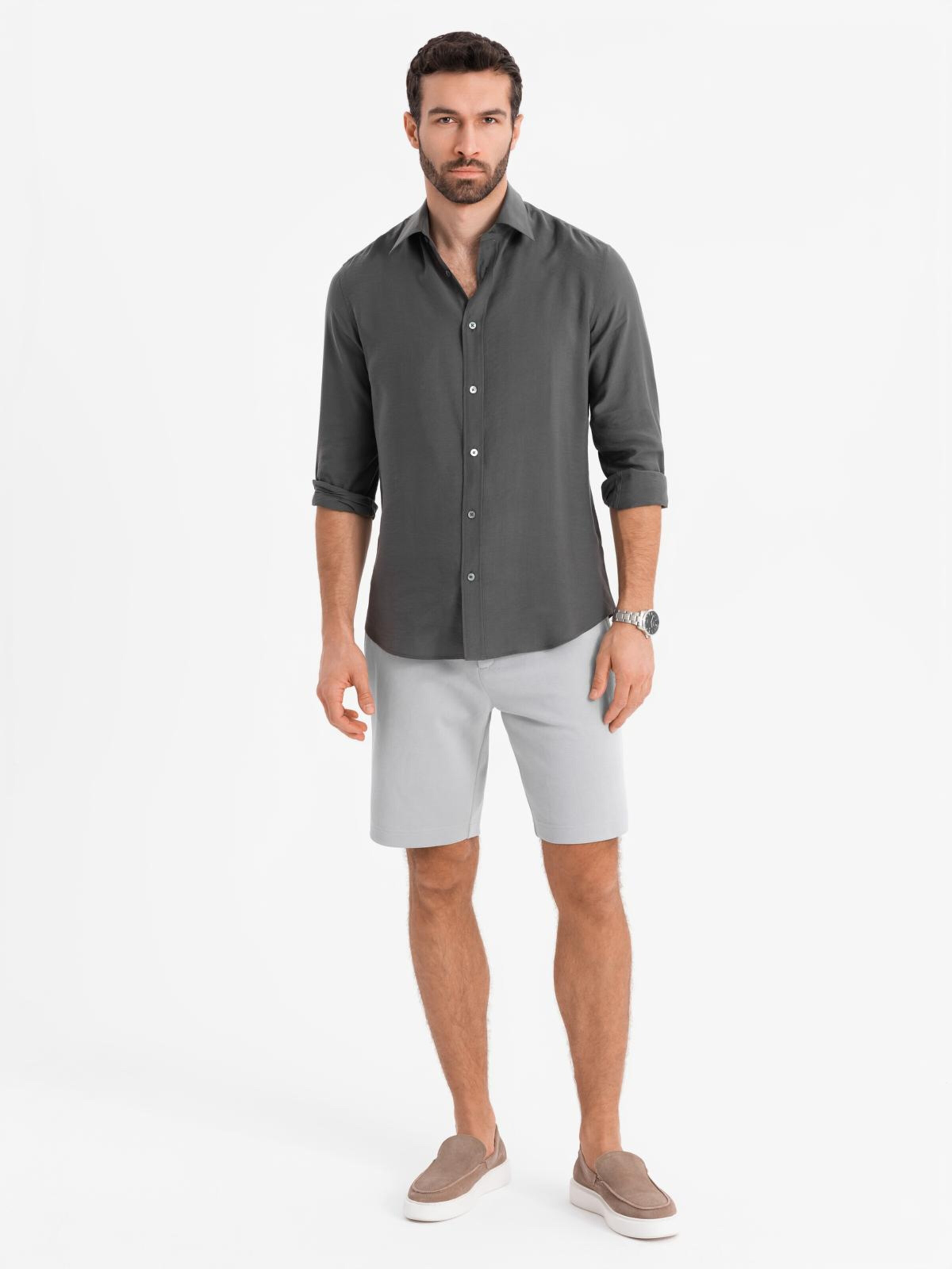 Ombre Regular Chino trousers in Grey