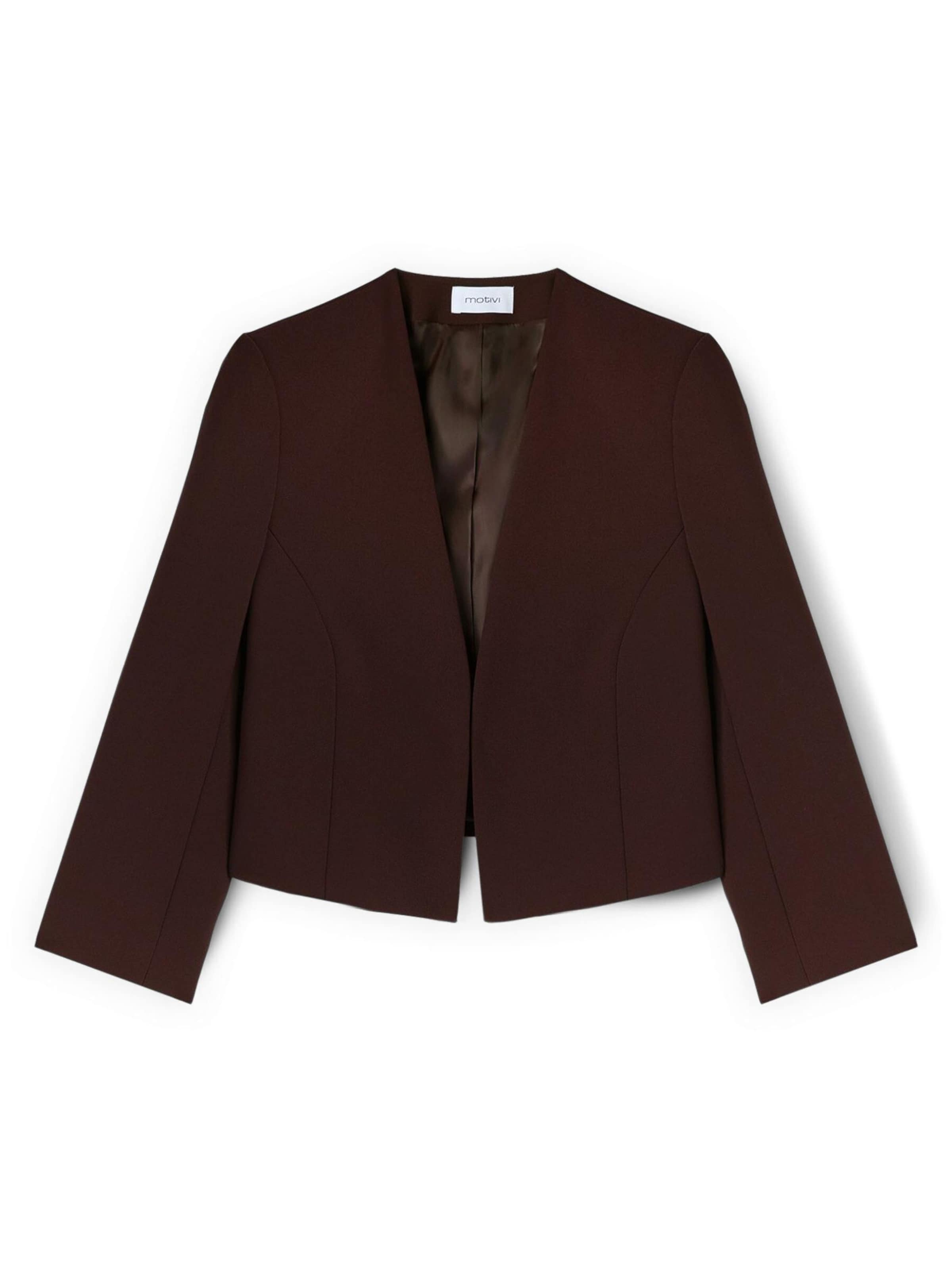 MOTIVI Tussenjas in Bruin: voorkant