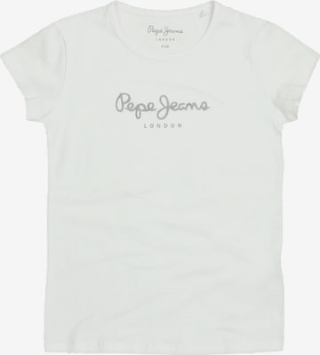 Pepe Jeans T-shirt i vit: framsida