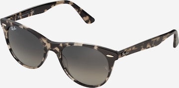 Lunettes de soleil Ray-Ban en noir : devant