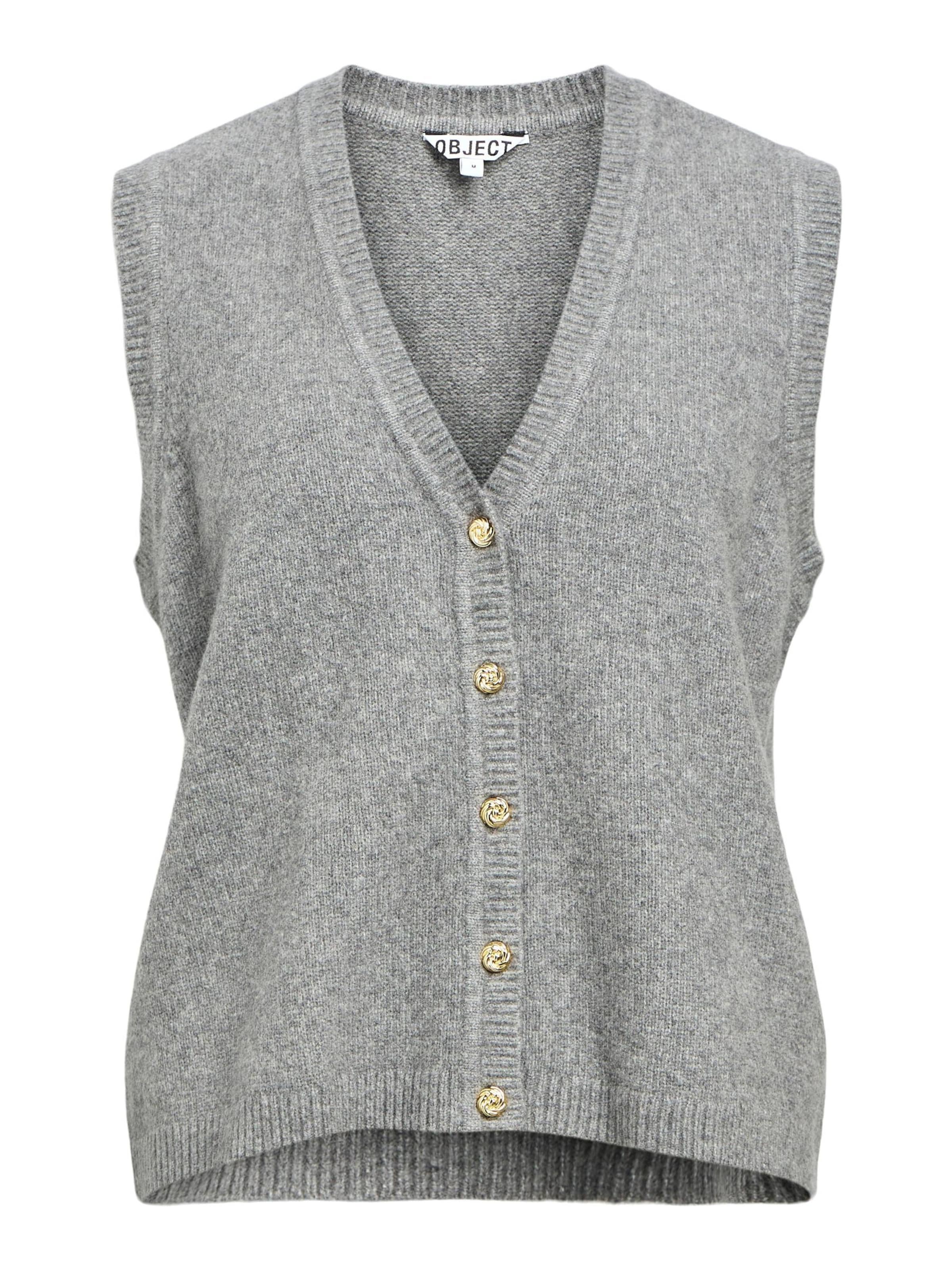 OBJECT - Chaleco en gris: frente