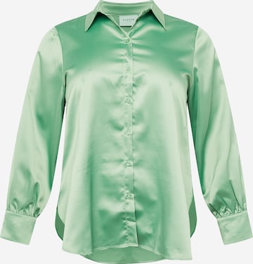 Vila Curve Blouse in Green: front