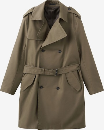 MANGO MAN Between-Seasons Coat in Brown: front