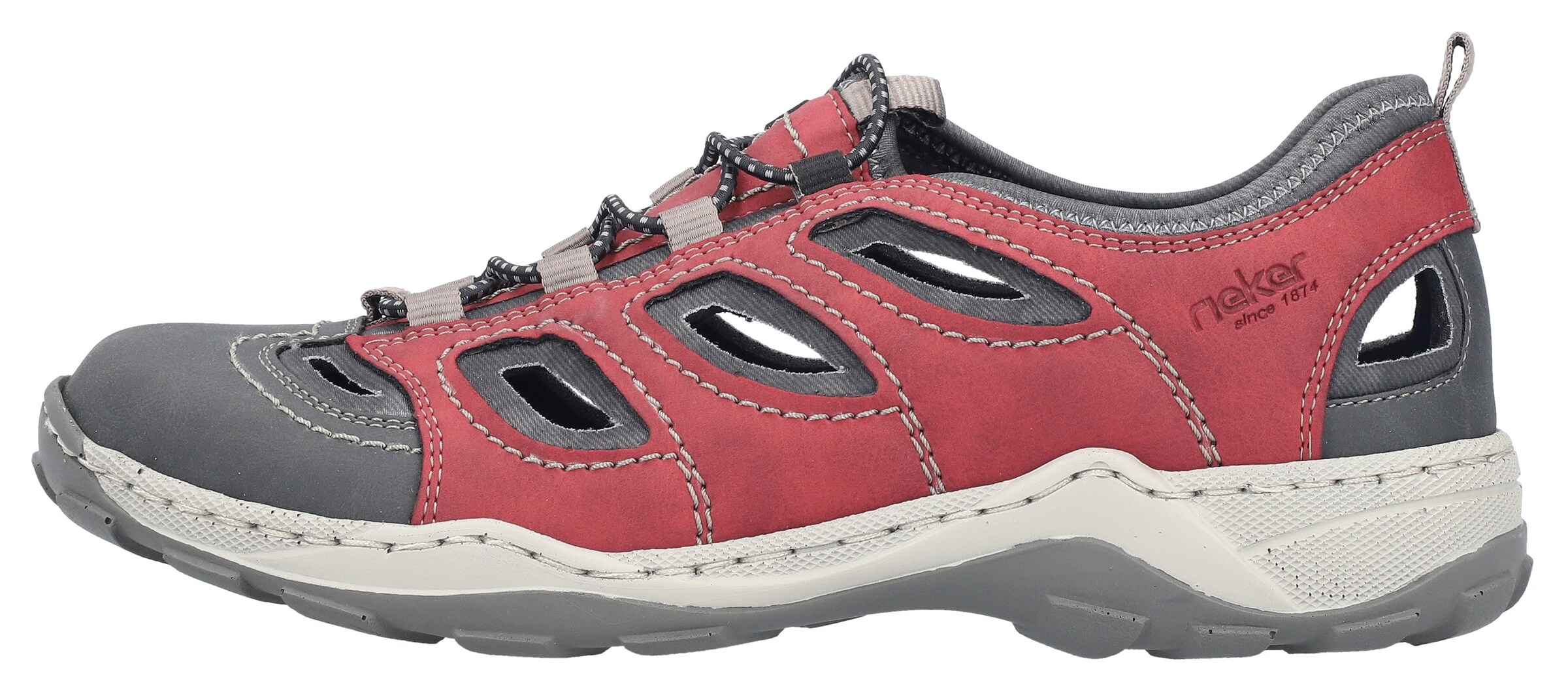 Chaussure de sport à lacets 'Oilybuk' Rieker en gris