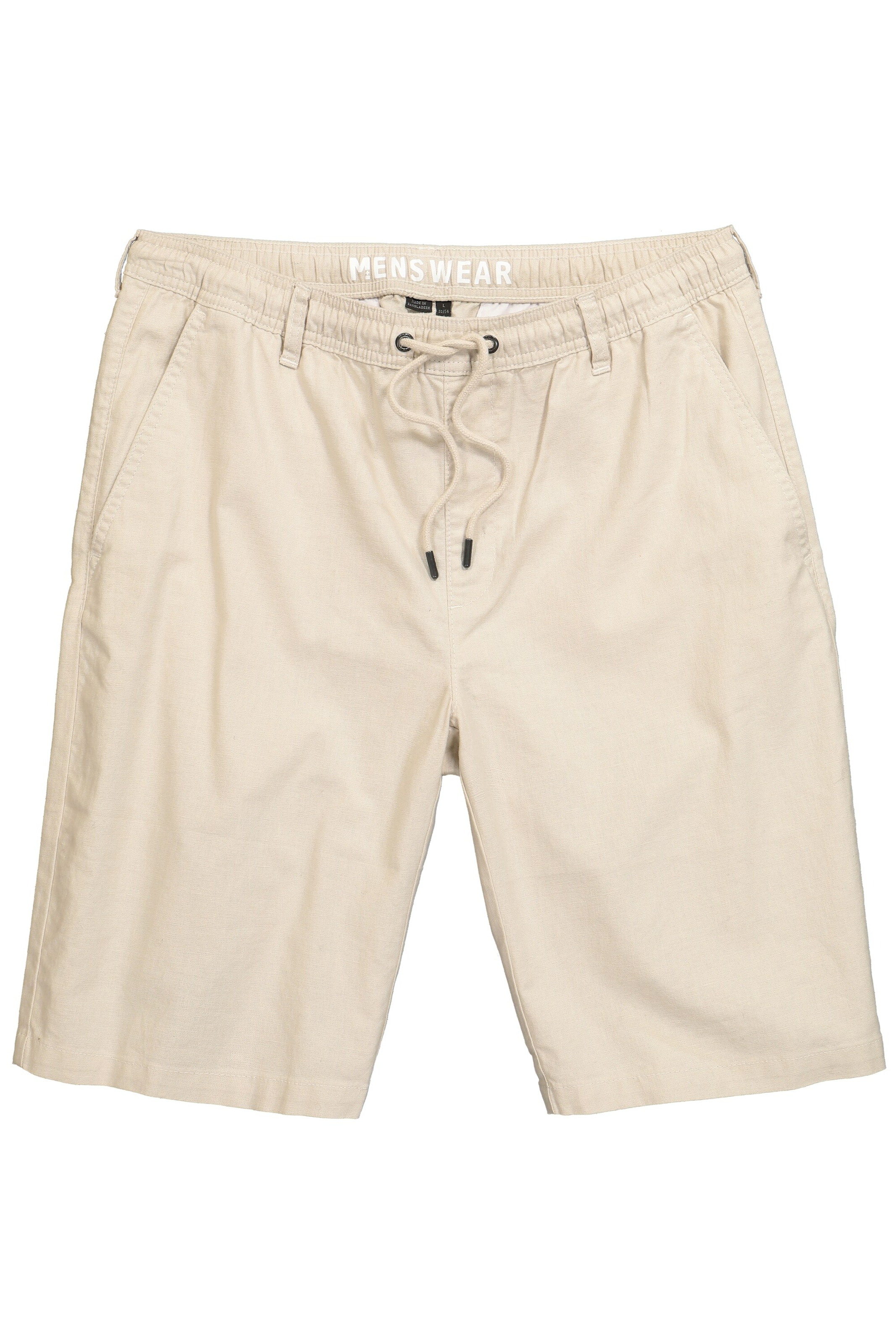 Men Plus Regular Broek in Beige: voorkant