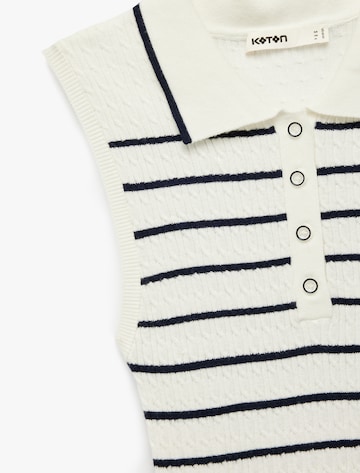 Koton Stricktop in Weiß