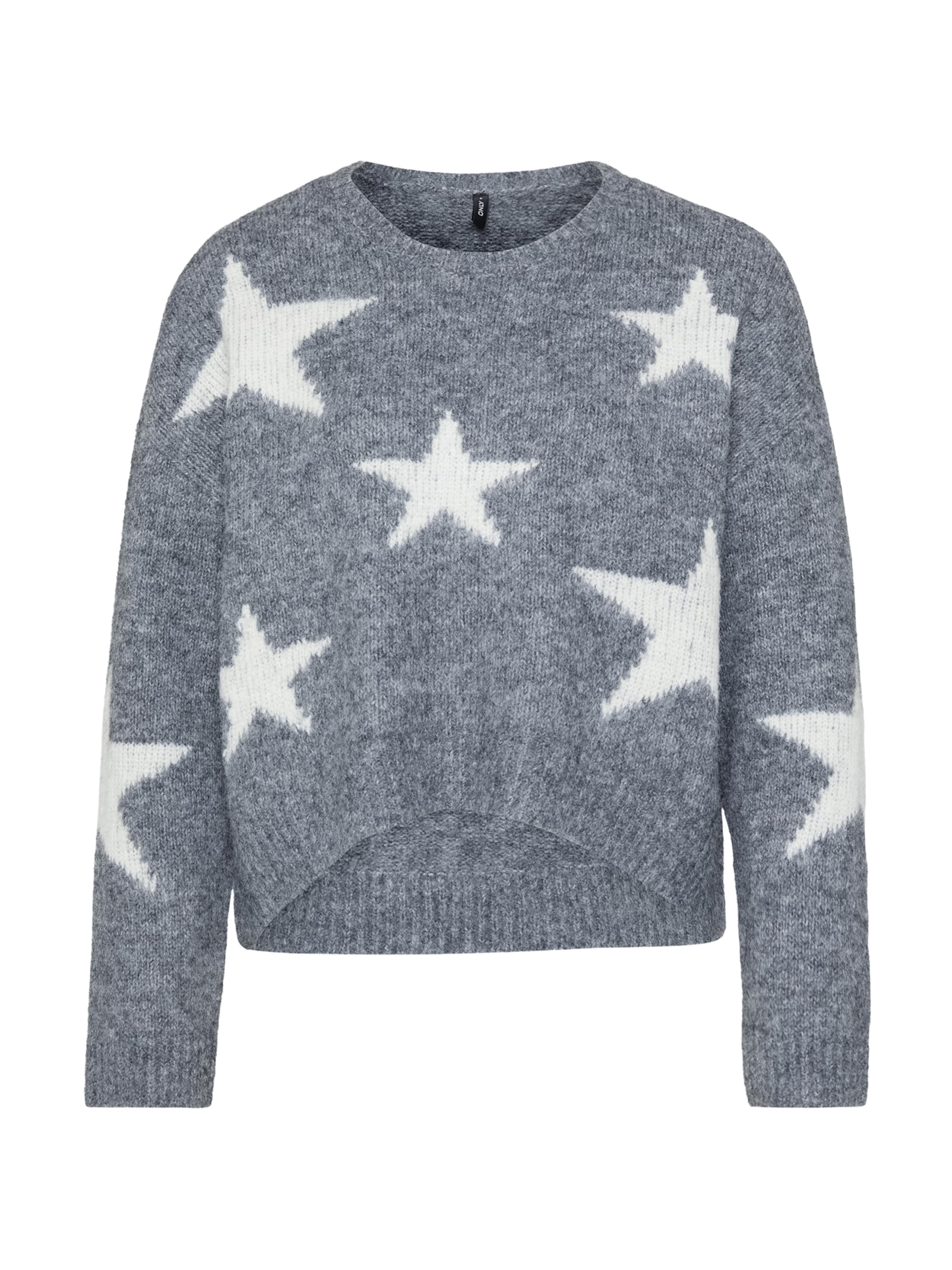 Pull-over &#x27;ONLAZU&#x27; Only Petite en gris : devant