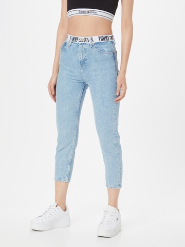 Tommy Jeans Slimfit Jeans 'IZZIE' in Blauw: voorkant