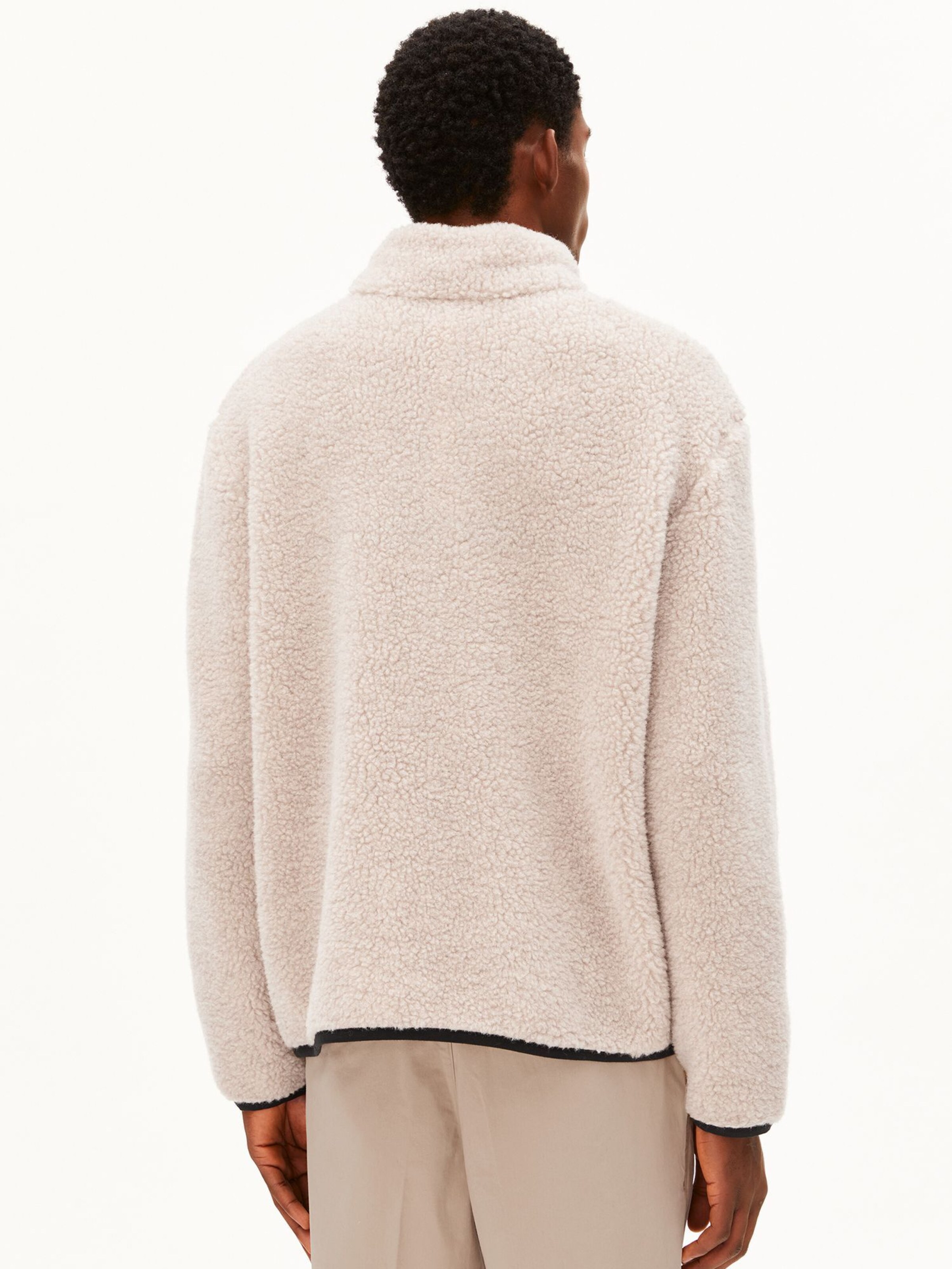 ARMEDANGELS Overshirt WOOL BLEND FLEECE in Beige: Vorderseite