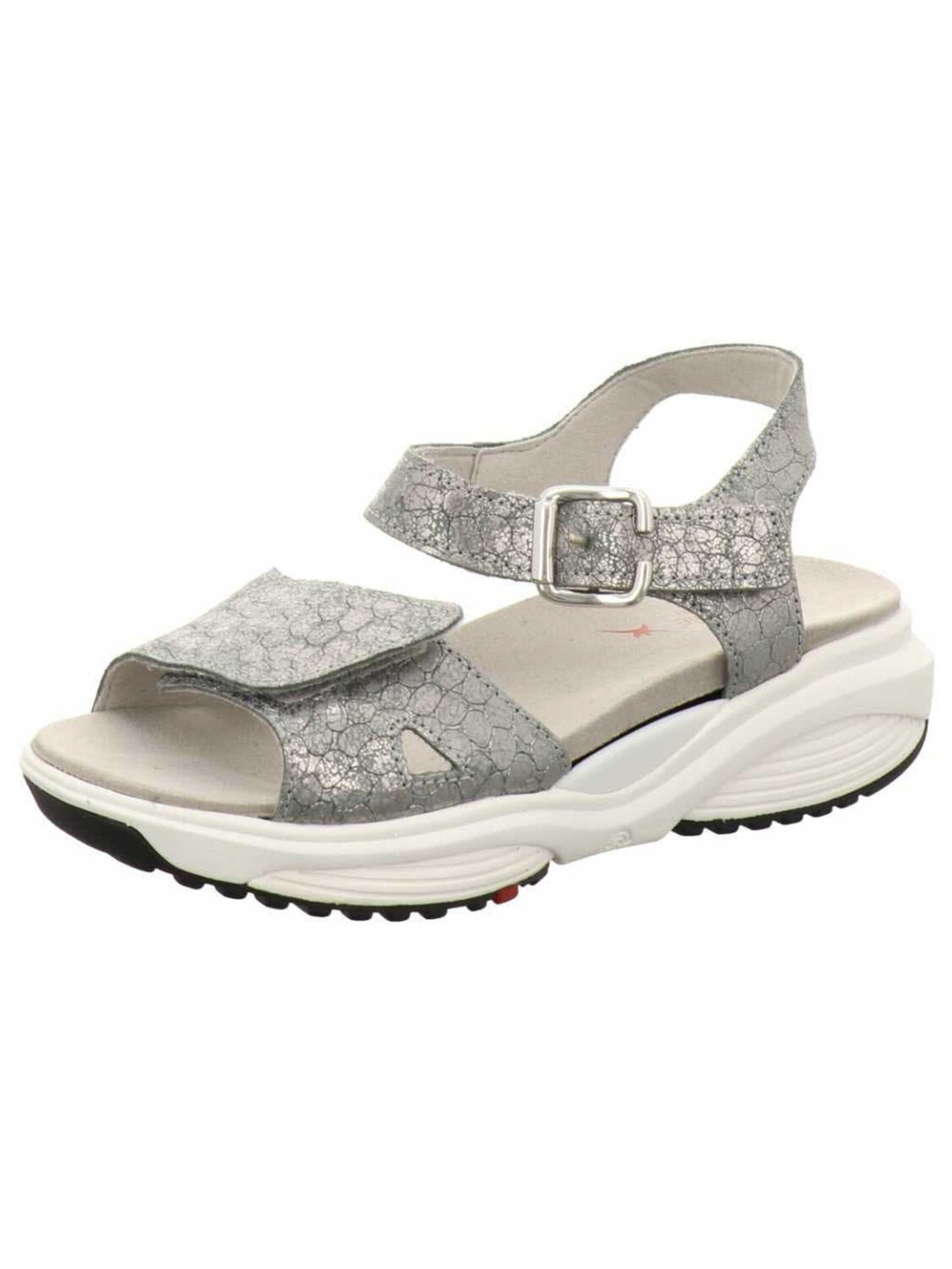 Xsensible Sandals 'Sandale Damen Syros salie Echtleder in silber' in Silver: front