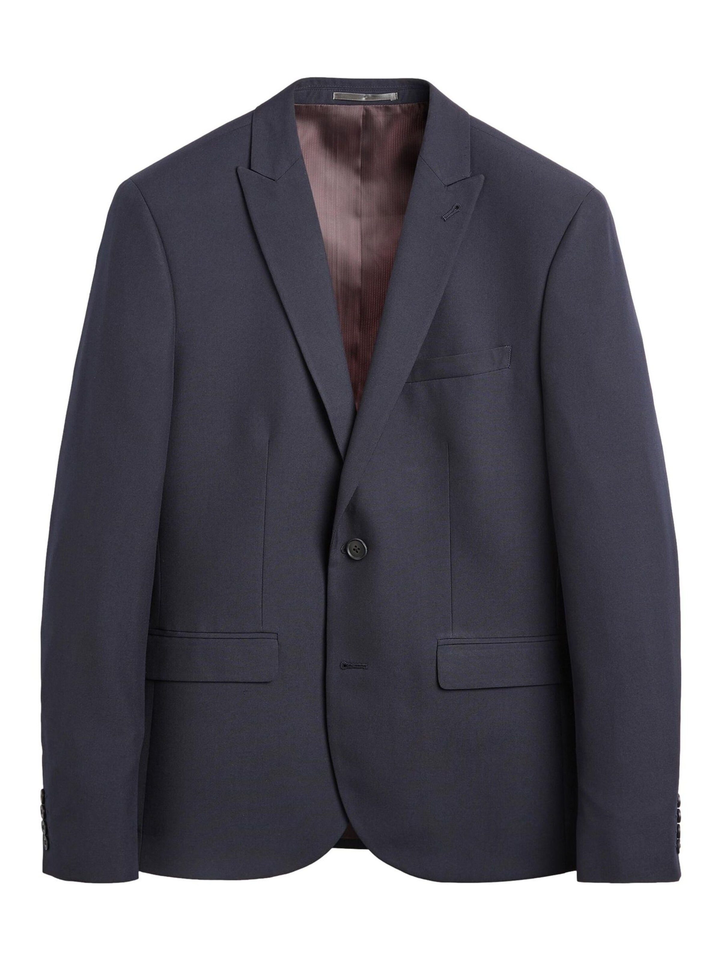 NextSlim Fit Sako - plava boja: prednji dio