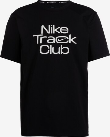 NIKE Funktionsshirt 'Track' in Schwarz: predná strana