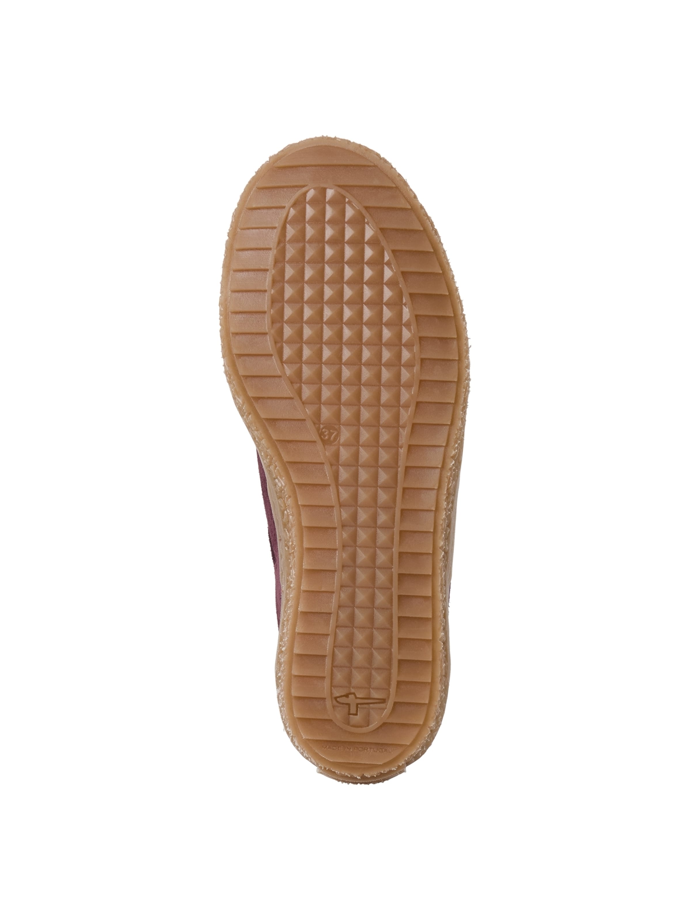 Sneaker bassa di Tamaris in rosso