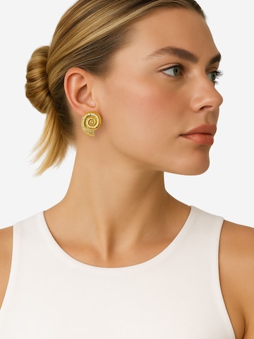 Heideman Earrings 'Velina' in Gold: front