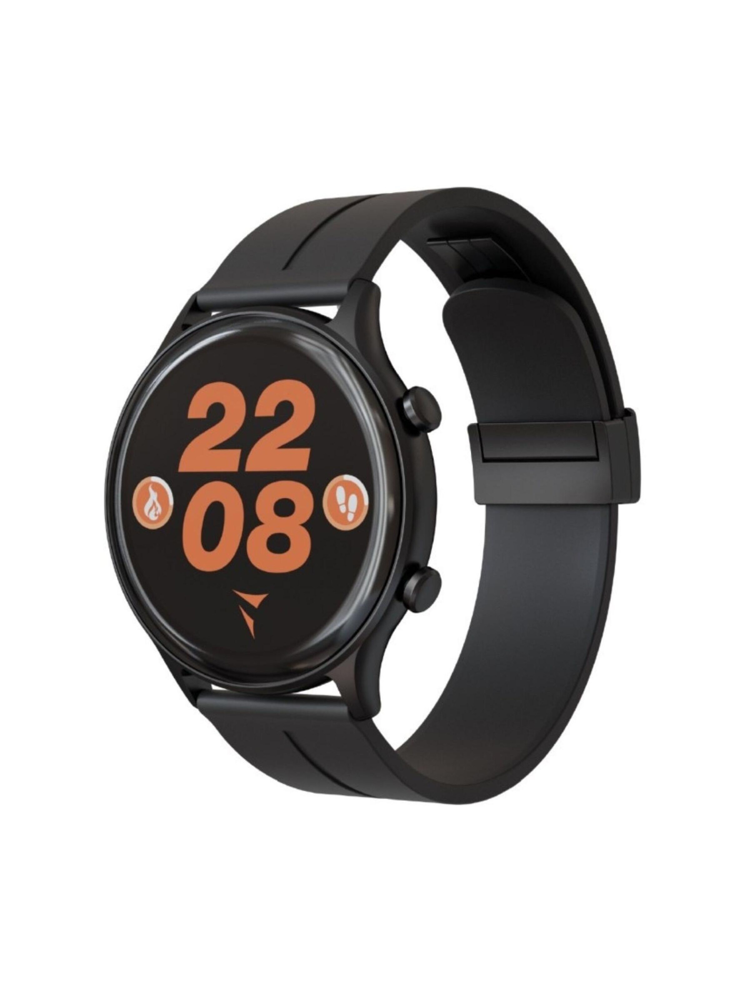 Techmade Digital Watch 'Dynamic 2 Smartwatch - Bundle mit Kopfhörern' in Black