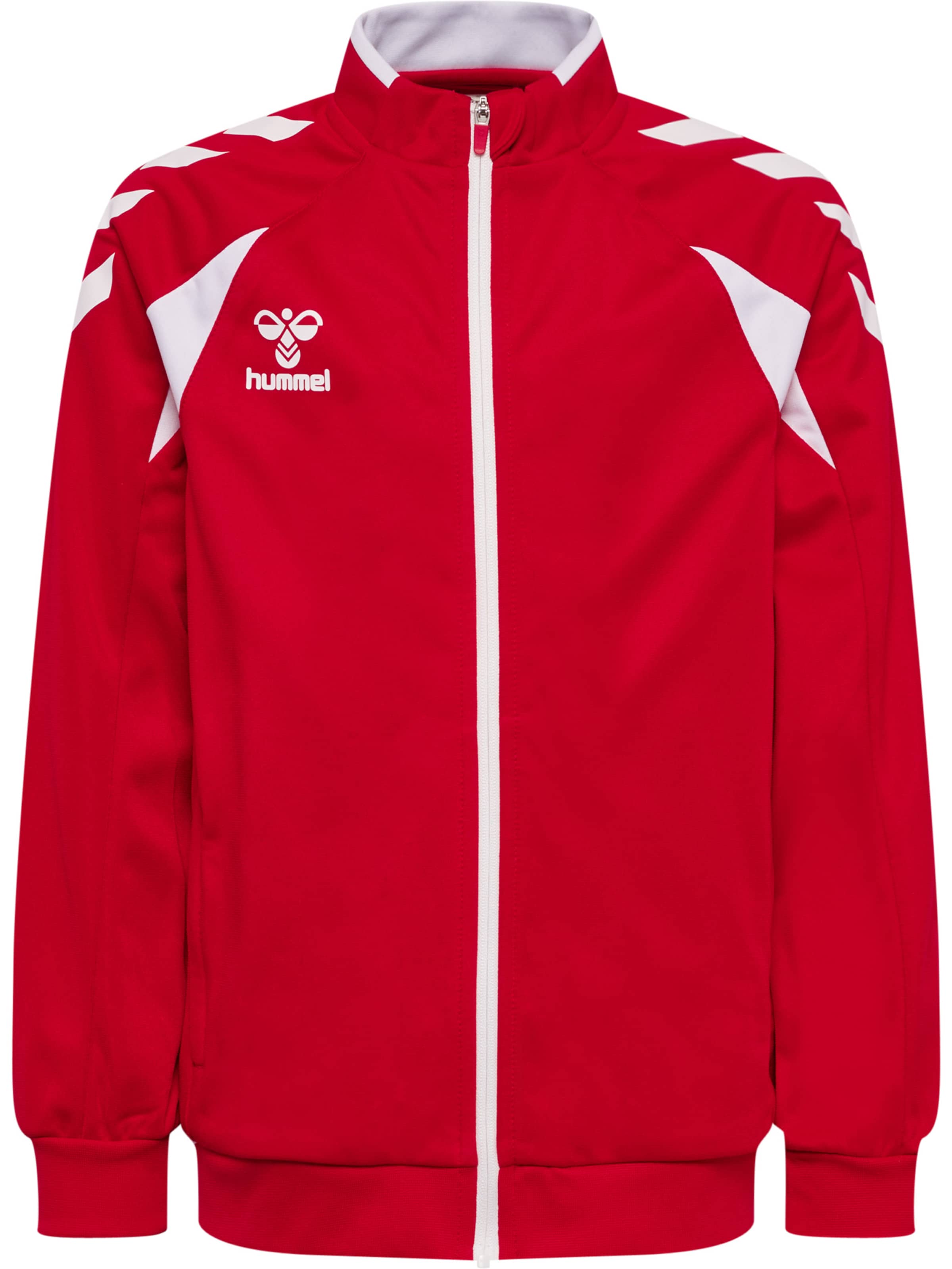 Hummel Sports sweat jacket 'Core 2.0' in Red: front