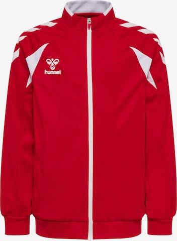 Hummel Sports sweat jacket 'Core 2.0' in Red: front