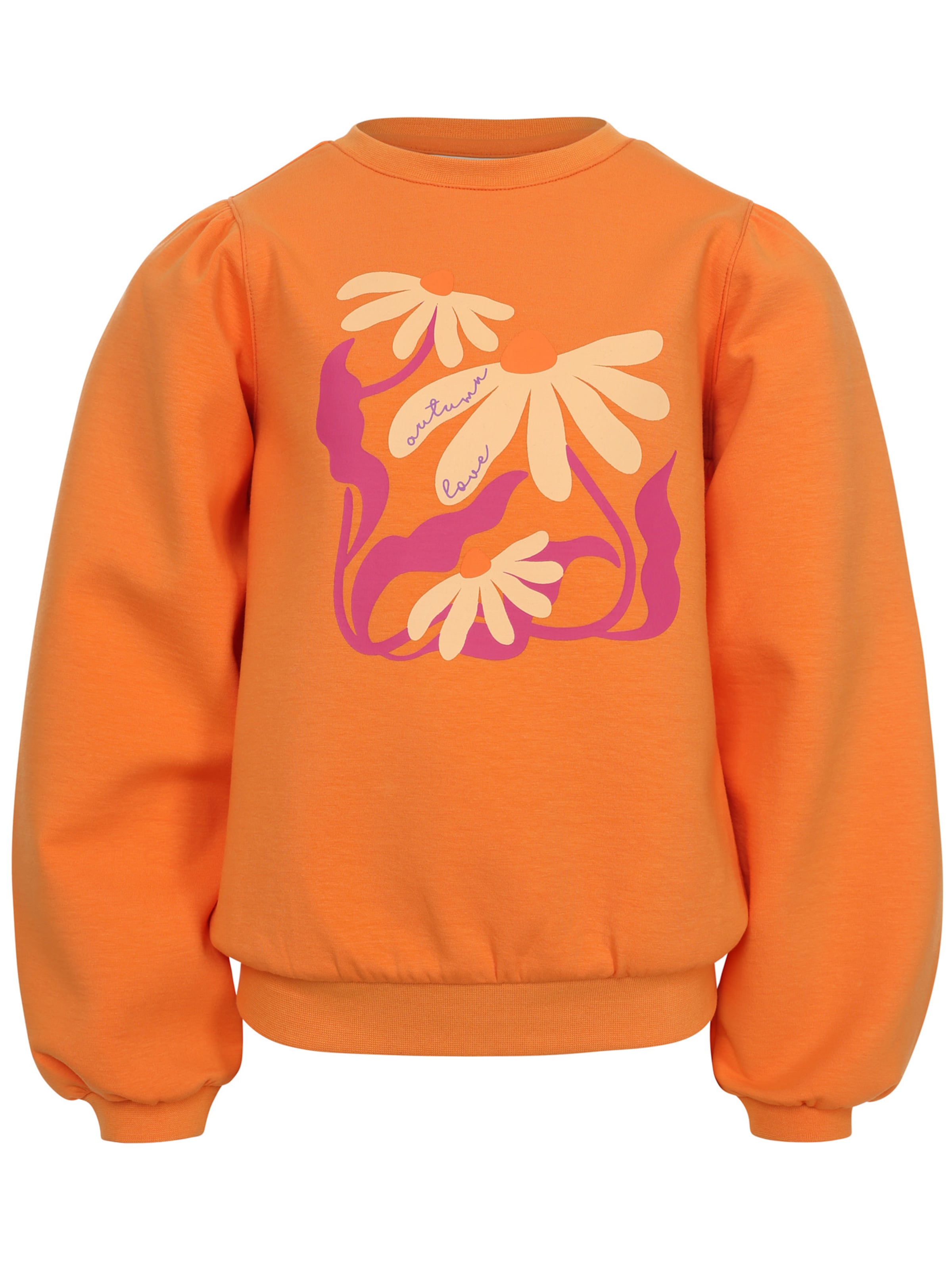 Looxs Revolution Sweatshirt in Oranje: voorkant