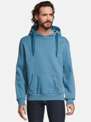Sweat-shirt 'HEFF' salzhaut en bleu : devant