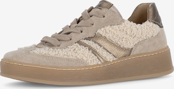 Baskets basses GABOR en marron : devant