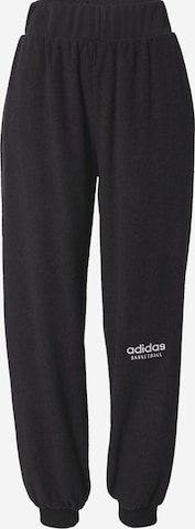 ADIDAS PERFORMANCE Tapered Workout Pants 'Select Sweat' in Black: front