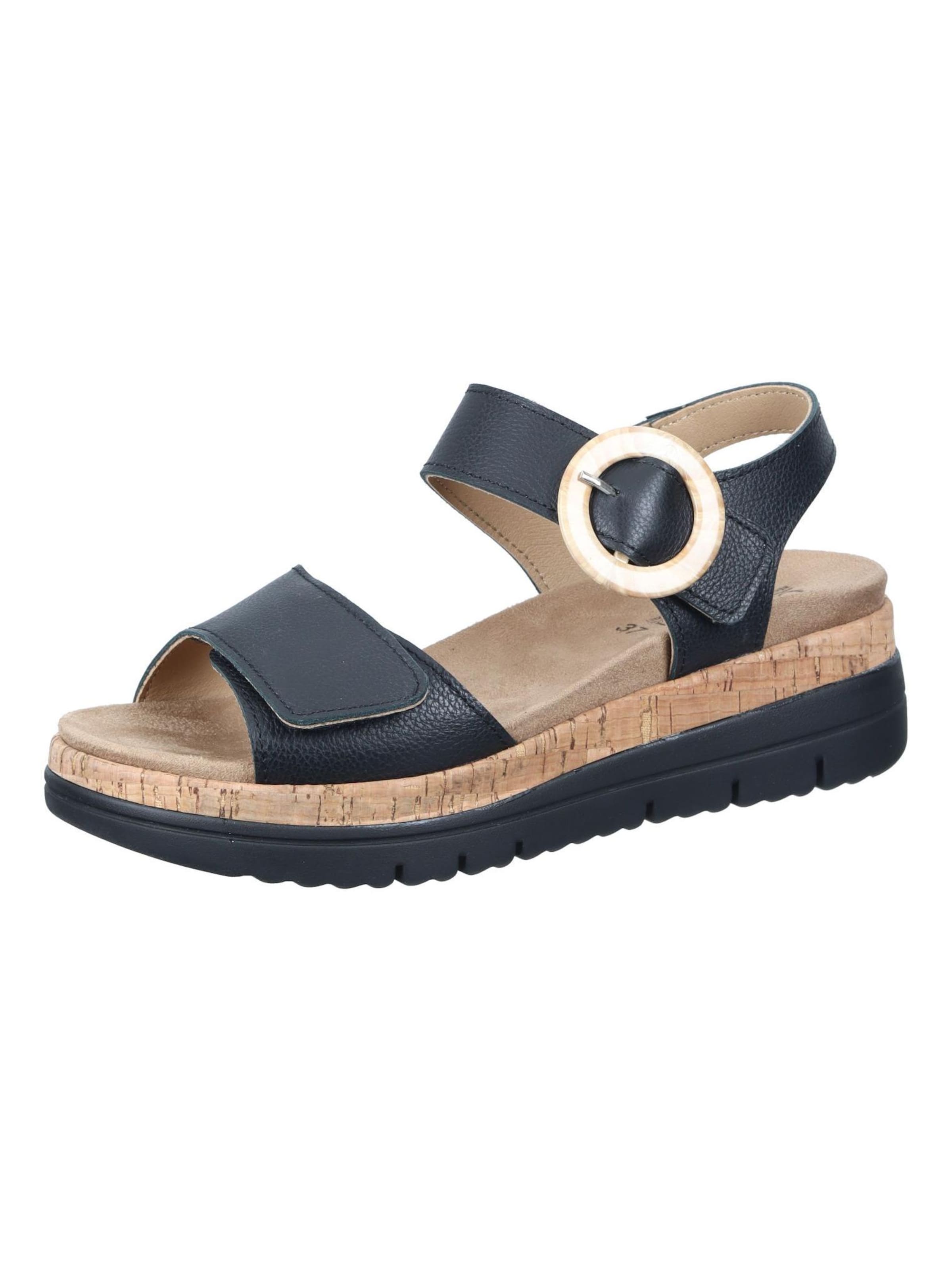 Comfortabel Sandals 'Sandaletten' in Black: front