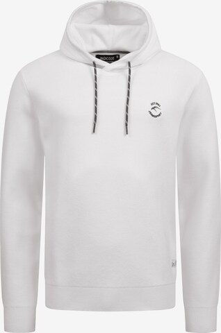 INDICODE JEANS Sweatshirt 'Longview' in Wit: voorkant