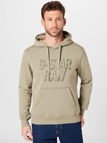 G-Star RAW Sweatshirt in Grün: predná strana