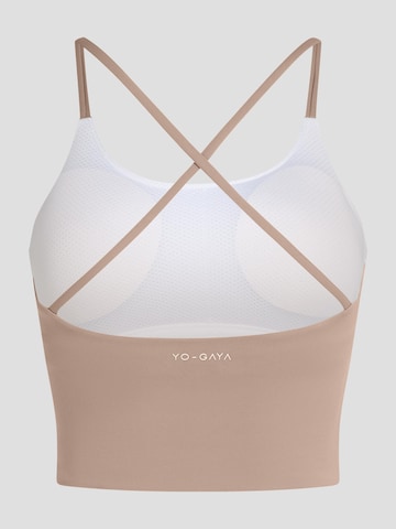 YO-GAYA Sporttop 'Ultimate Top' in Beige